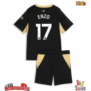 Manchester City Enzo Fernandez #17 Replica Away Stadium Kit for Kids 2026-27 Short Sleeve (+ pants)